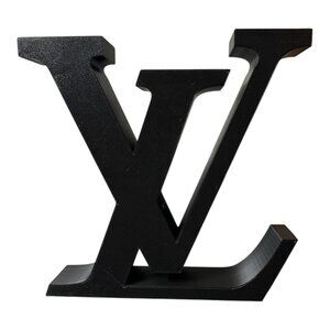 Louis Vuitton Sign Art Rare quality plac Figure Decor.